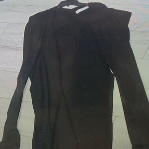 Men's Black Cardigan Sweater